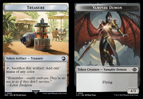 Treasure // Vampire Demon (token foil)