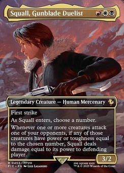 Squall, Gunblade Duelist (borderless)