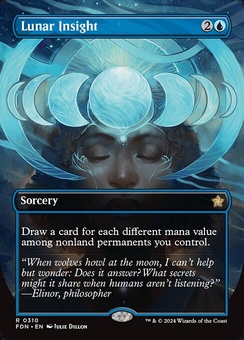 Lunar Insight (borderless magic foil)