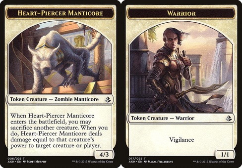 Heart-Piercer Manticore // Warrior (token)