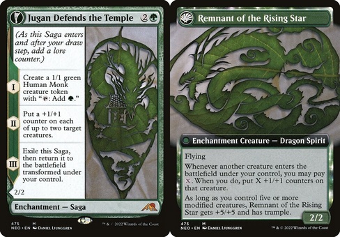 Jugan Defends the Temple // Remnant of the Rising Star (extended art)