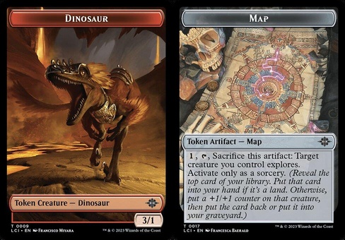 Dinosaur #009 // Map (token foil)