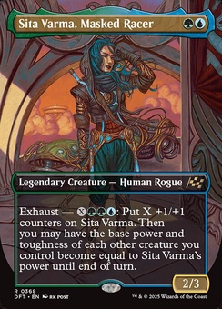 Sita Varma, Masked Racer (borderless foil)