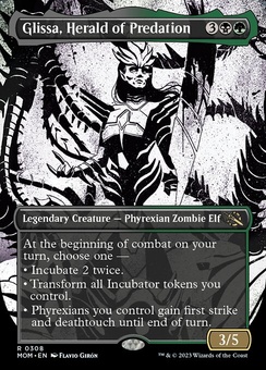 Glissa, Herald of Predation (showcase foil)