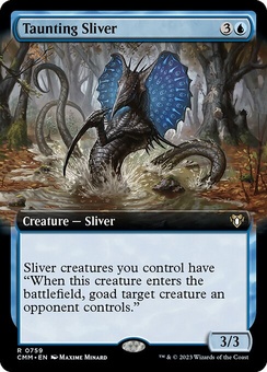 Taunting Sliver (extended art foil)