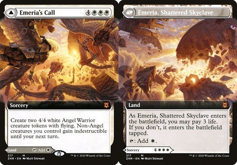 Emeria's Call // Emeria, Shattered Skyclave (extended art)