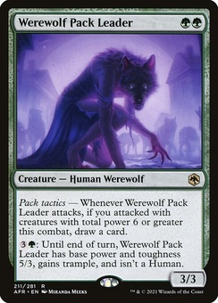 Werewolf Pack Leader (foil)