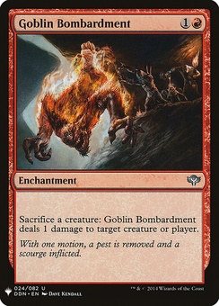 Goblin Bombardment (DDN mystery booster)