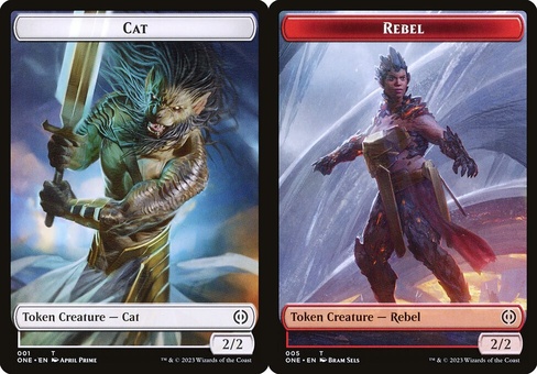 Cat // Rebel (token foil)