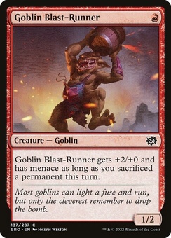 Goblin Blast-Runner (foil)