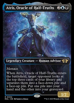Atris, Oracle of Half-Truths (showcase foil)