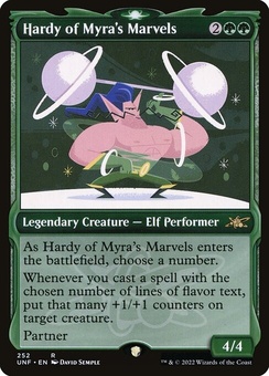 Hardy of Myra's Marvels (showcase)