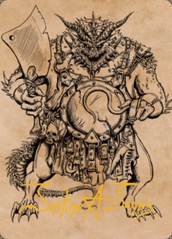 Thrakkus the Butcher (showcase, art series - signed)