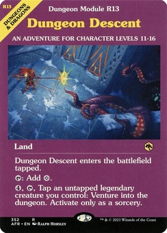 Dungeon Descent (showcase foil)