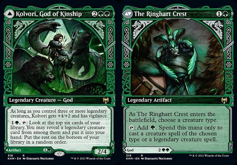 Kolvori, God of Kinship // The Ringhart Crest (showcase)