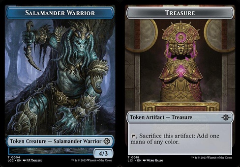 Salamander Warrior // Treasure (token)