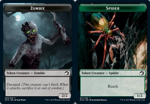 Zombie // Spider (token - foil)
