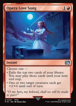 Opera Love Song (foil)