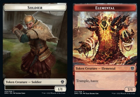 Soldier // Elemental (token - foil)