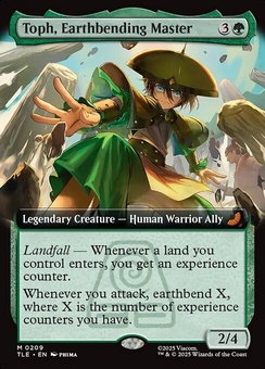 Toph, Earthbending Master (extended art)
