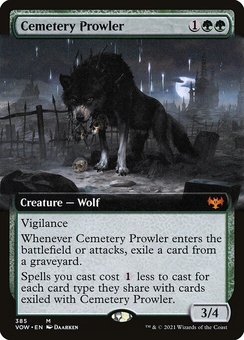 Cemetery Prowler (extended art)
