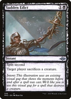 Sudden Edict (showcase - foil)