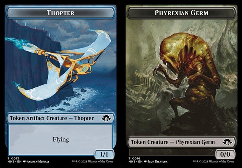 Thopter // Phyrexian Germ (token foil)