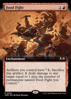 Food Fight (extended art foil)