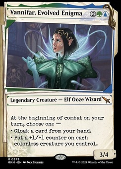 Vannifar, Evolved Enigma (showcase foil)