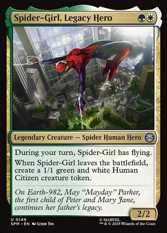 Spider-Girl, Legacy Hero (foil)