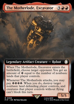 The Motherlode, Excavator (extended art)