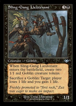 Sling-Gang Lieutenant (retro foil)