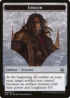 Tezzeret the Schemer Emblem (token)