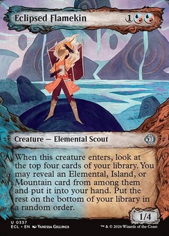 Eclipsed Flamekin (borderless showcase foil)