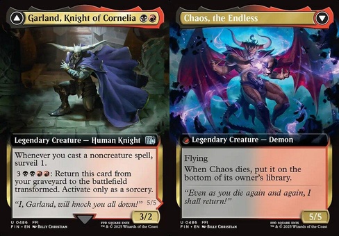 Garland, Knight of Cornelia // Chaos, the Endless (extended art)