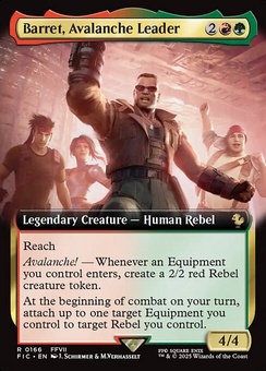 Barret, Avalanche Leader (extended art)
