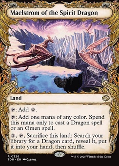 Maelstrom of the Spirit Dragon (showcase foil)