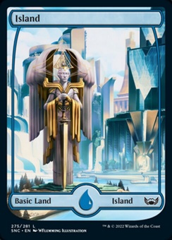 Island #275 (extended art foil)