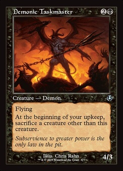 Demonic Taskmaster (retro)