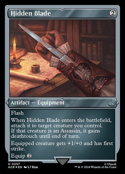 Hidden Blade (etched)