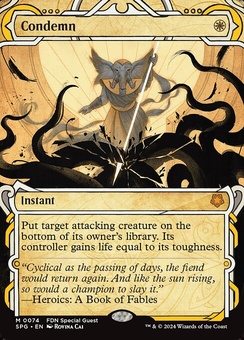 Condemn (showcase foil)