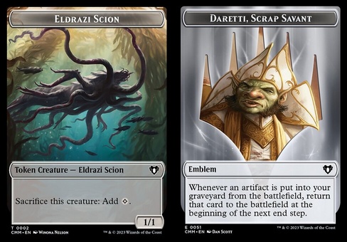 Eldrazi Scion // Daretti Emblem (token)