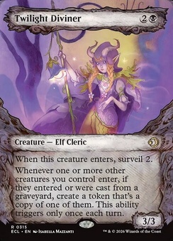 Twilight Diviner (borderless showcase foil)