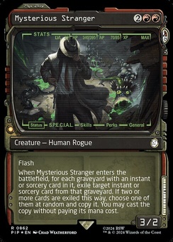 Mysterious Stranger (showcase foil)