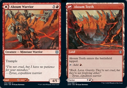 Akoum Warrior // Akoum Teeth