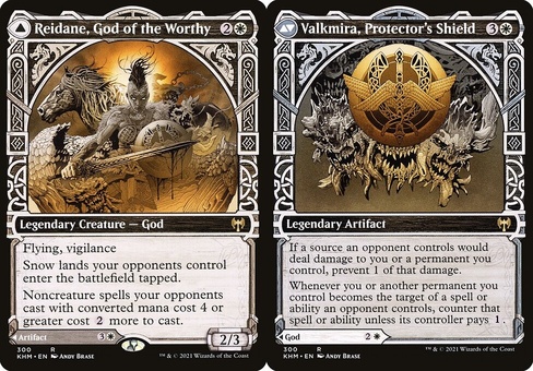 Reidane, God of the Worthy // Valkmira, Protector's Shield (showcase)