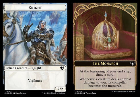 Knight // The Monarch (token)