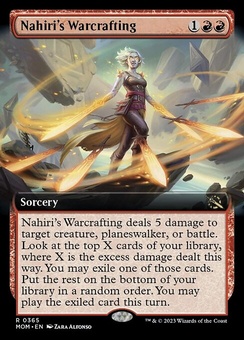 Nahiri's Warcrafting (extended art foil)