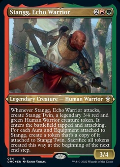 Stangg, Echo Warrior (etched foil)
