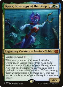 Kiora, Sovereign of the Deep (foil)